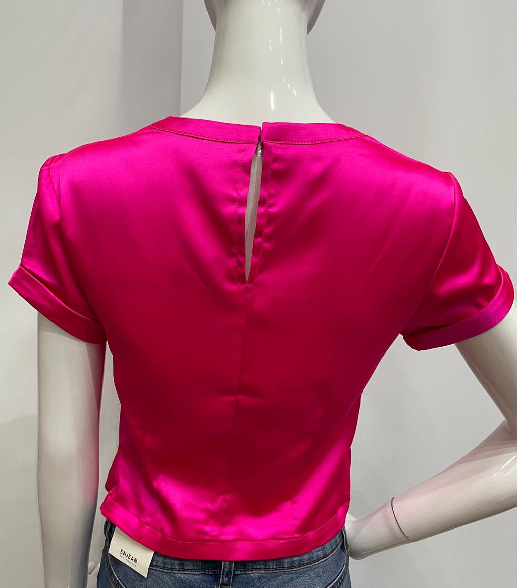 Blusa de satinada