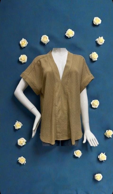 Blusa holgada con textura
