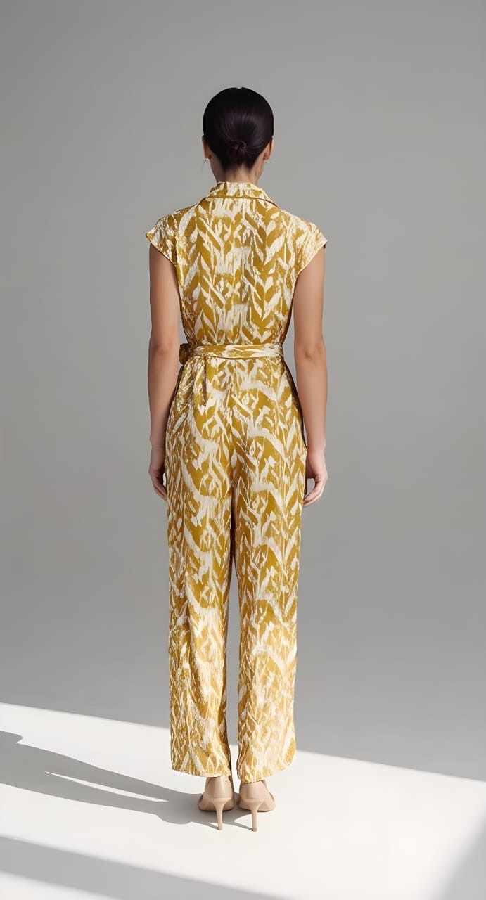 Enterizo estampado media manga