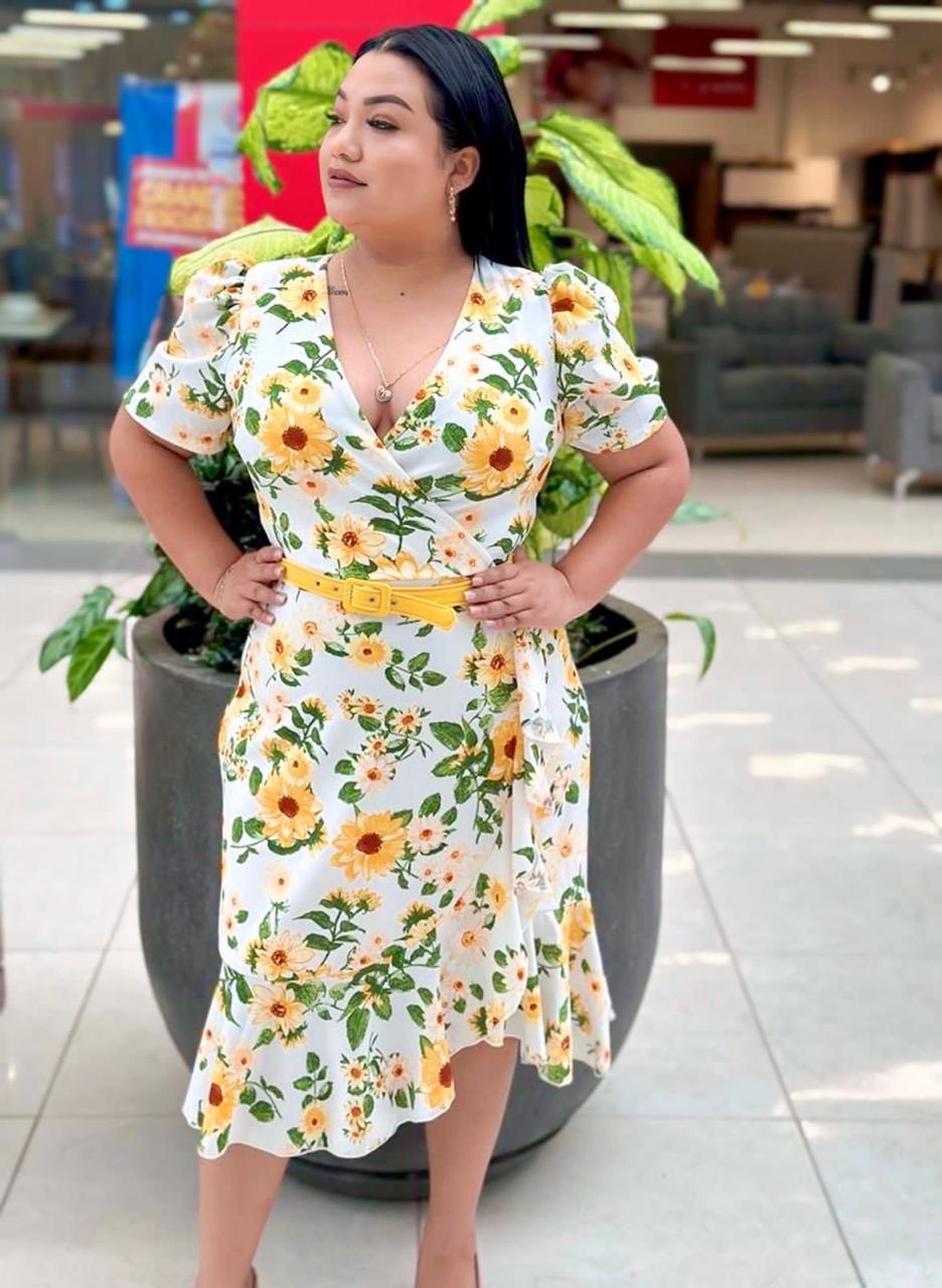 Vestido con girasoles