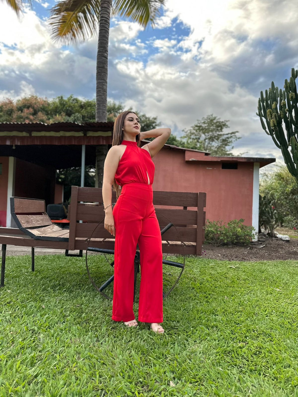 Enterizo cuello alto