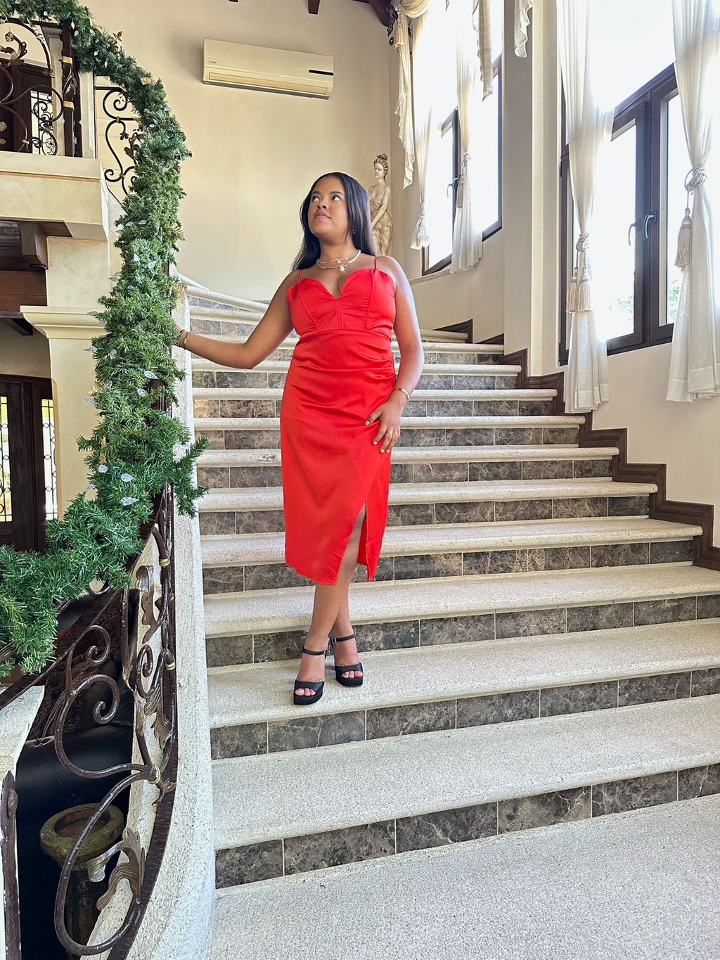 Vestido de tirantes  finos