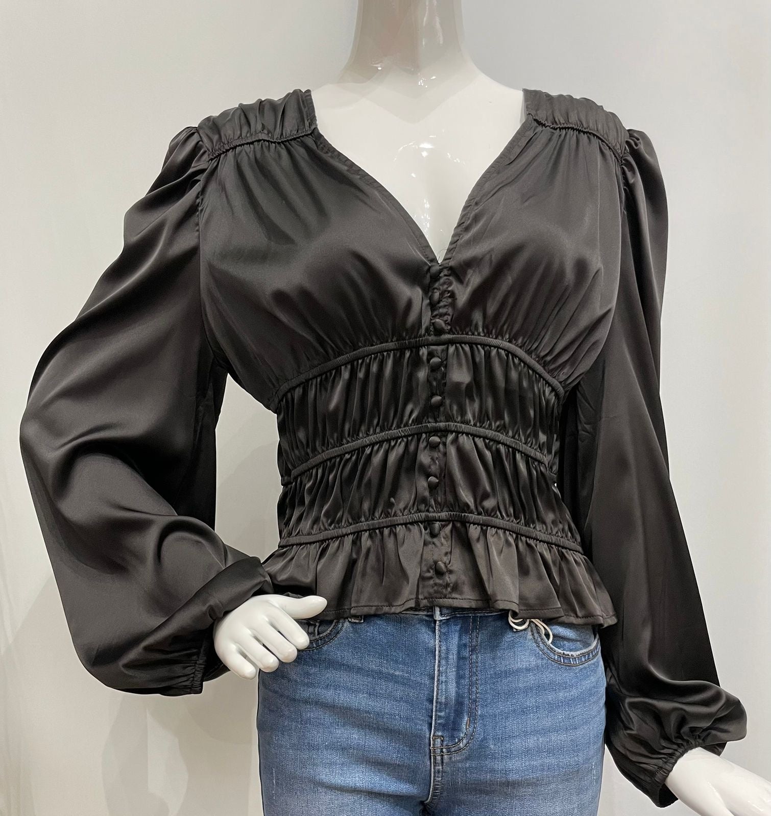 Blusa escote V