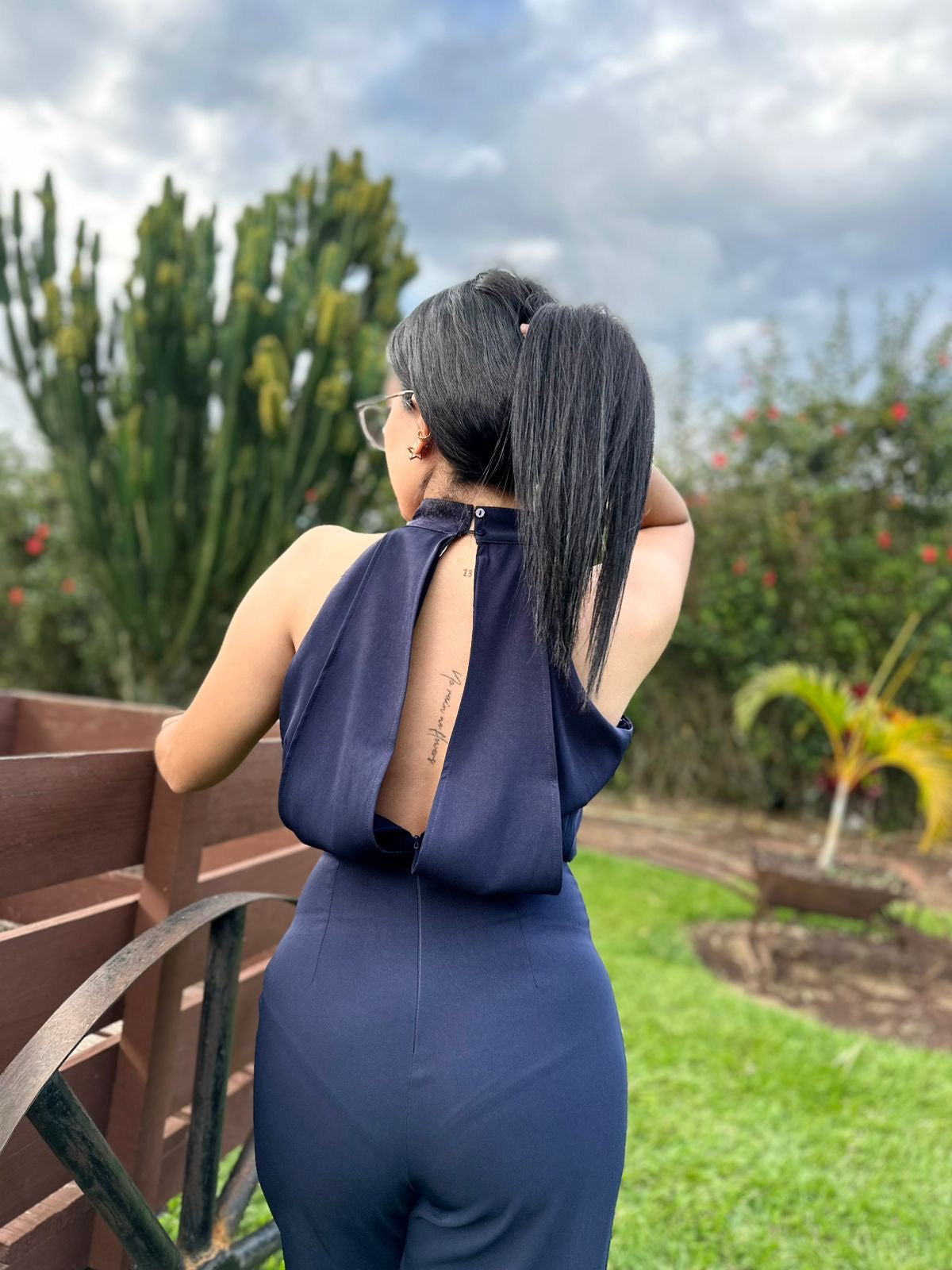 Enterizo cuello alto