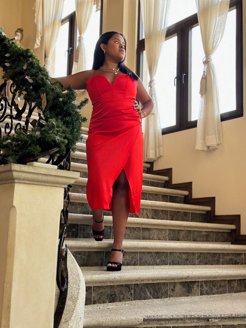 Vestido de tirantes  finos