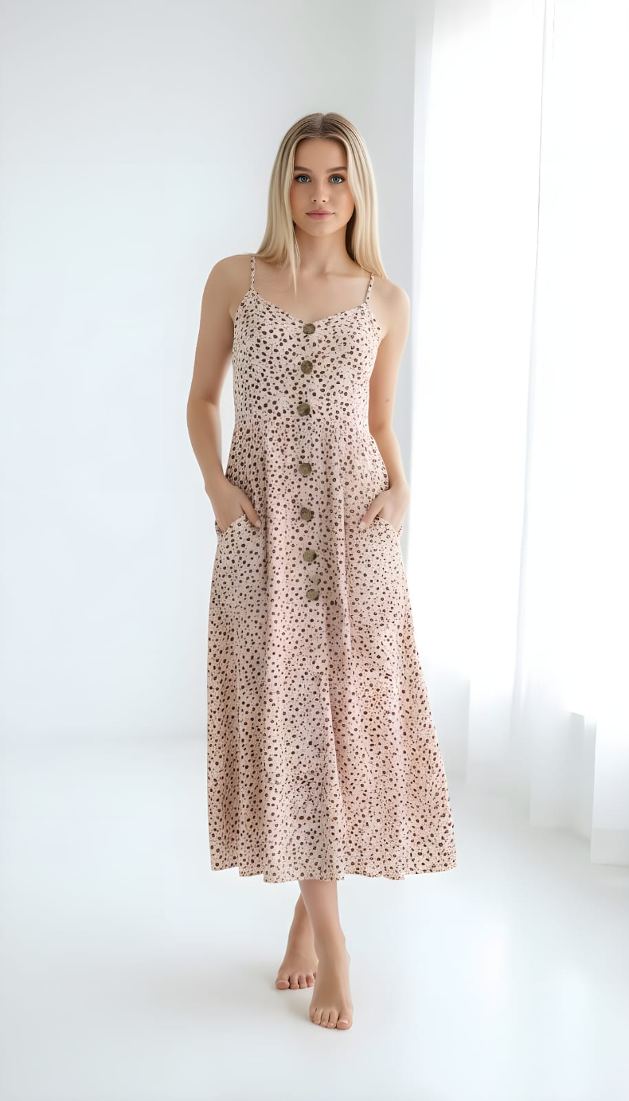 Vestido casual estampado