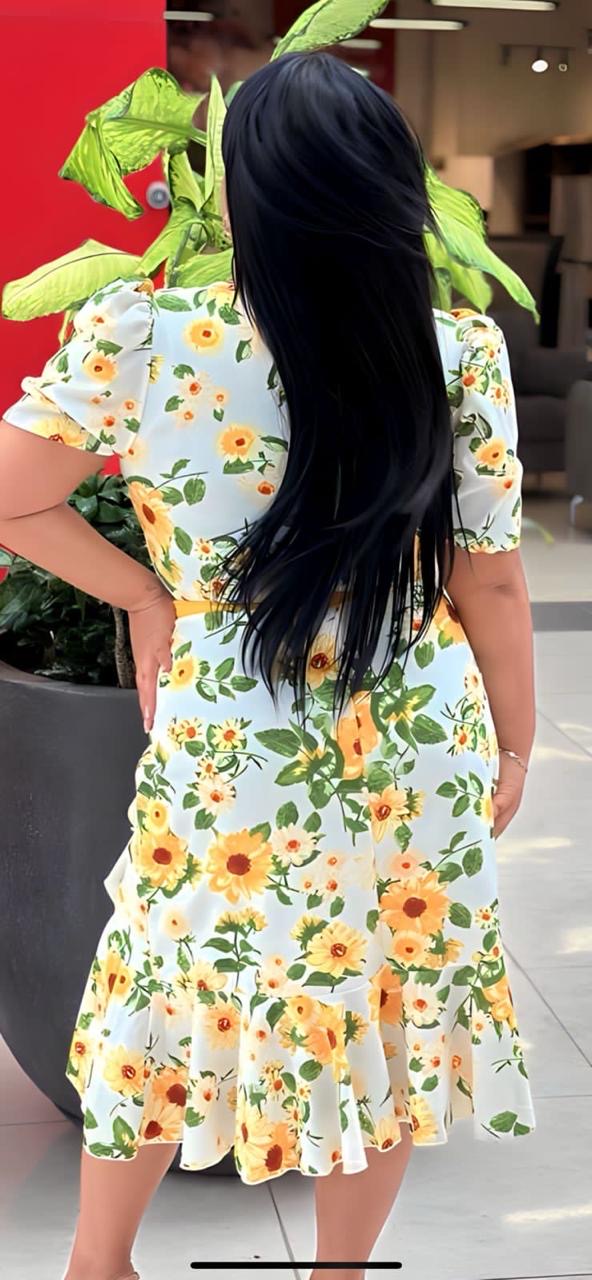 Vestido con girasoles