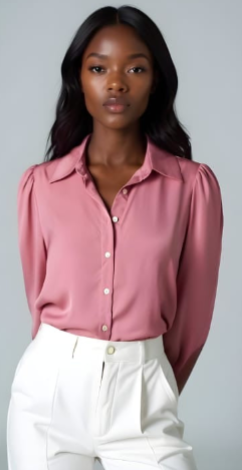 Blusa estilo camisero