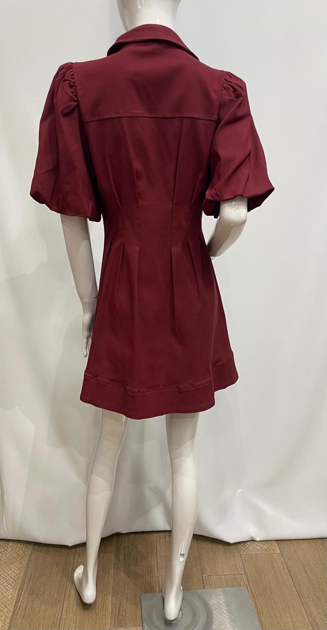 VESTIDO MANGAS POMPOSAS