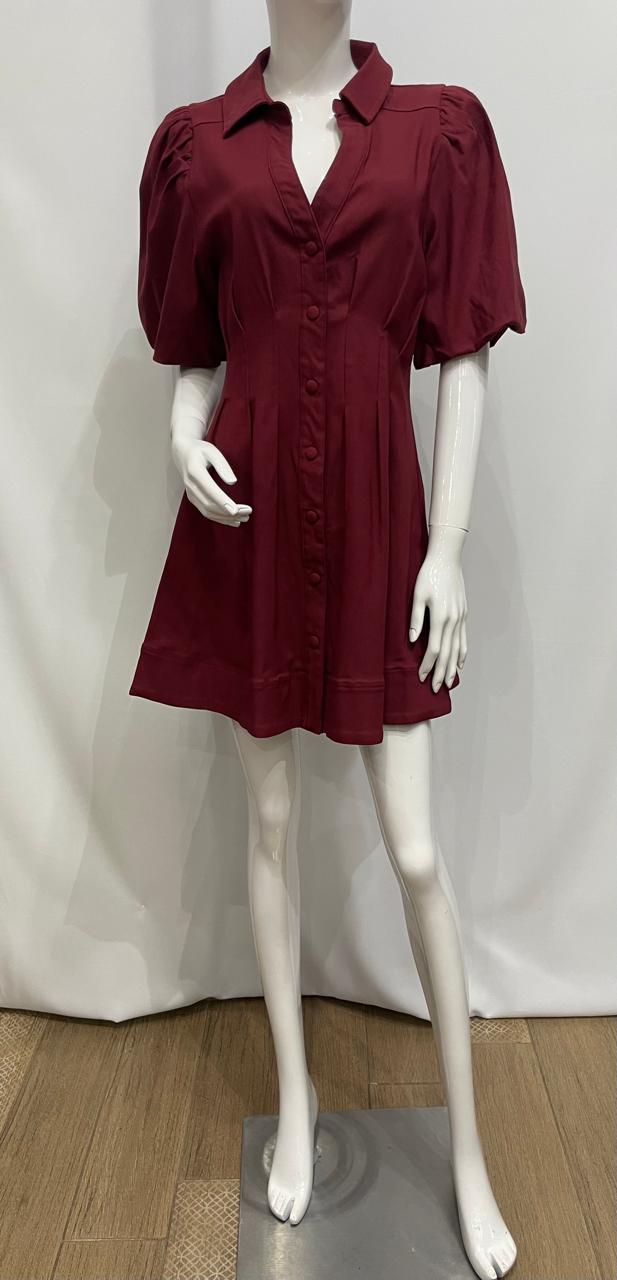 VESTIDO MANGAS POMPOSAS