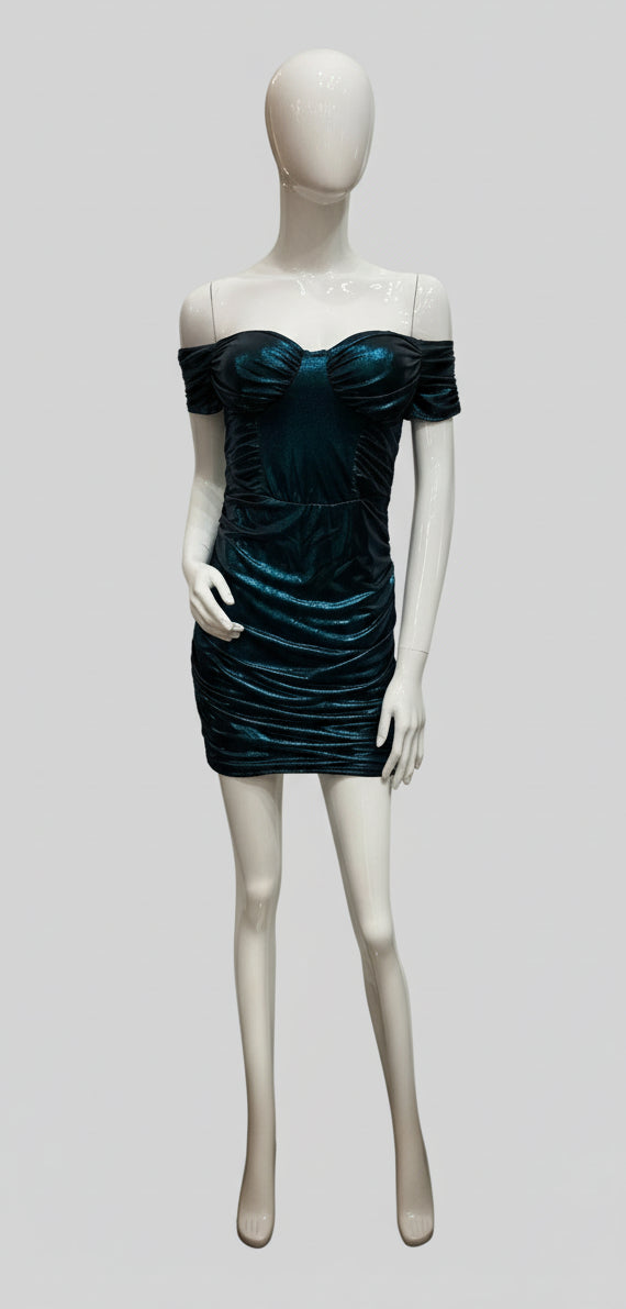 VESTIDO CORTO BRILLANTE TORNASOL