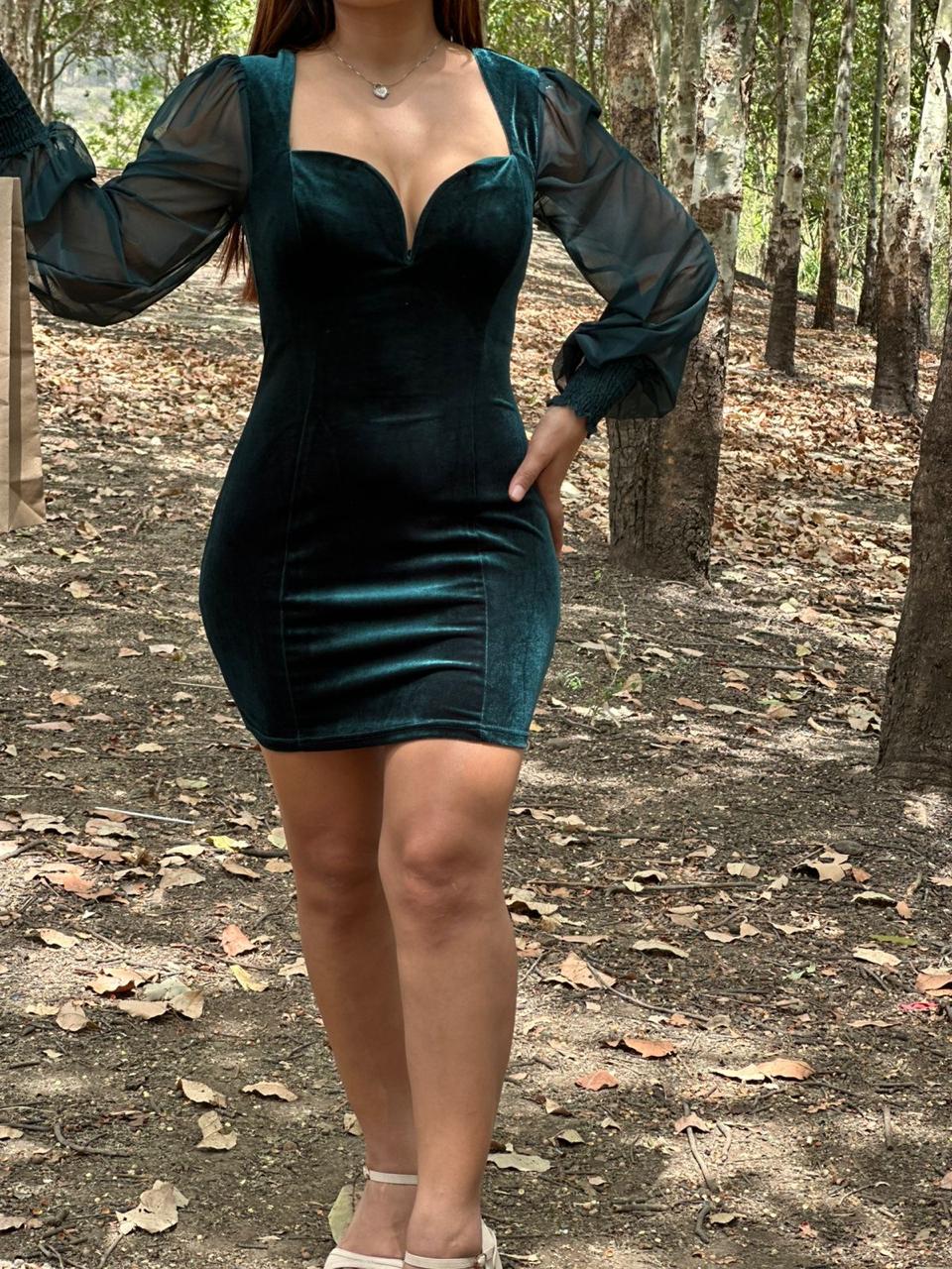 VESTIDO TELA DE PANA