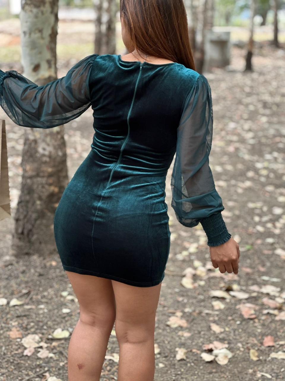 VESTIDO TELA DE PANA