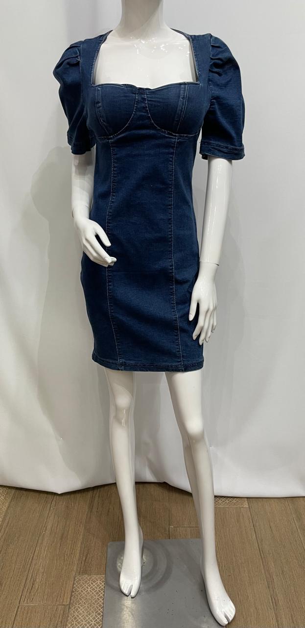 VESTIDO DE LONA STRECH