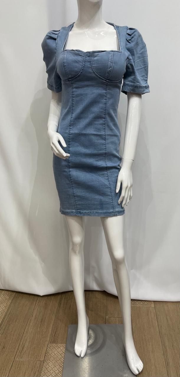 VESTIDO DE LONA STRECH