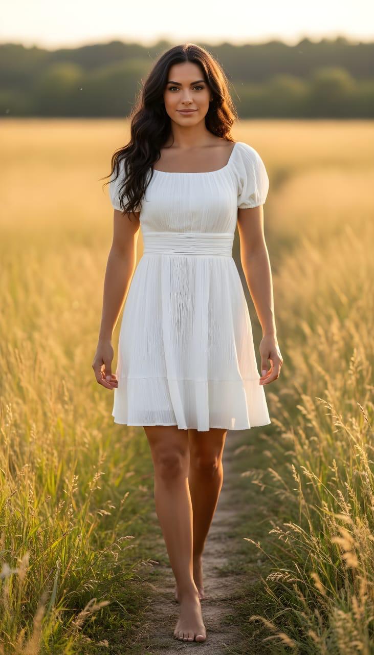 VESTIDO  CON ESCOTE ATRAS