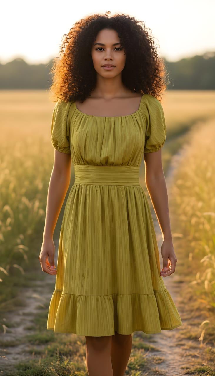 VESTIDO  CON ESCOTE ATRAS