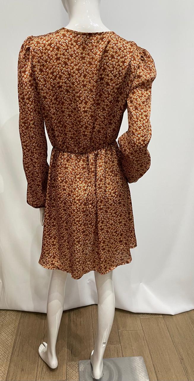 VESTIDO FLORAL MANGA LARGA