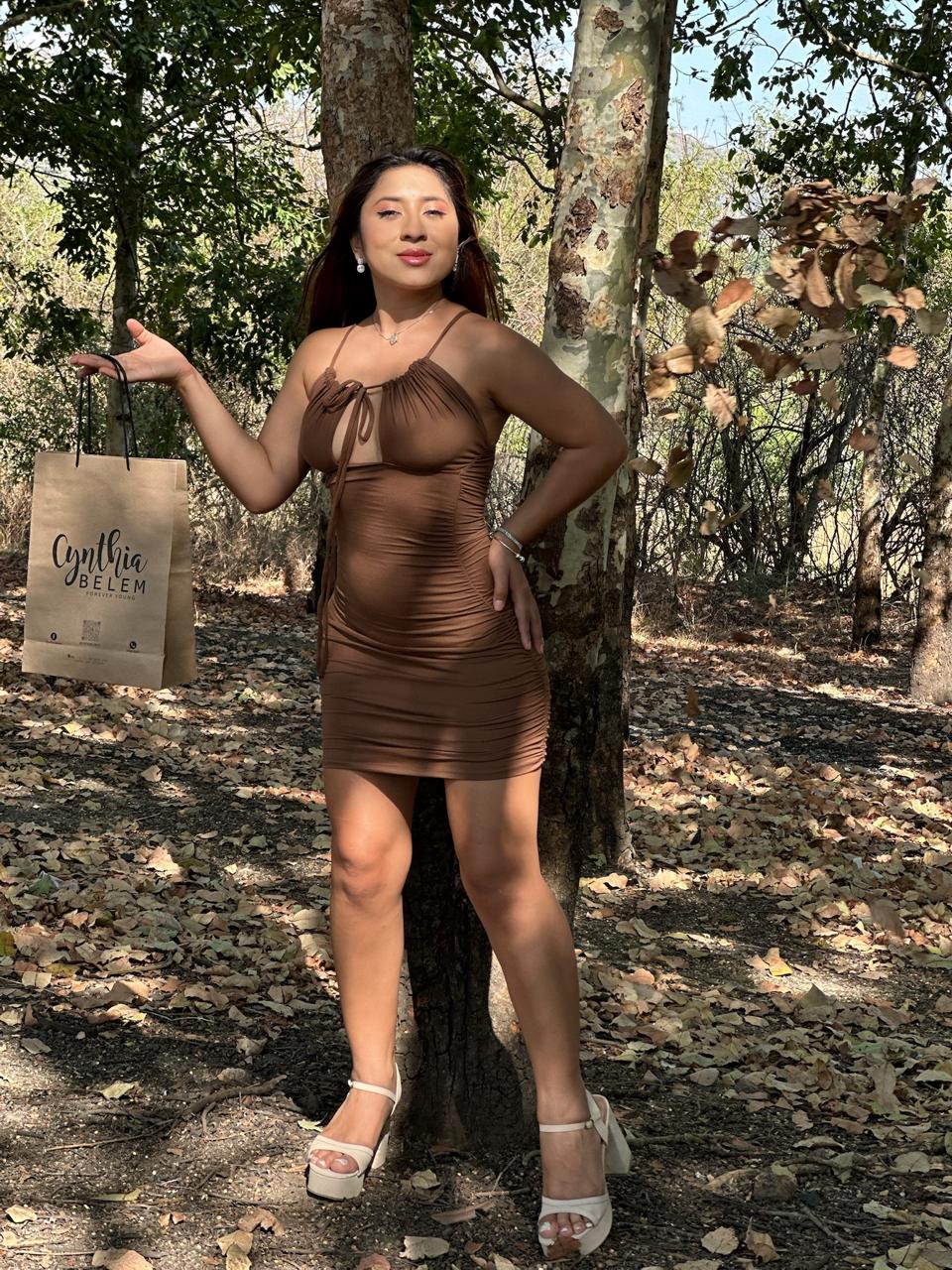 VESTIDO FRUNCIDO