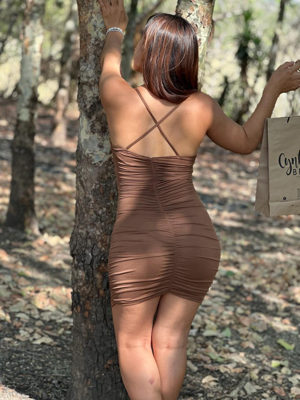 VESTIDO FRUNCIDO