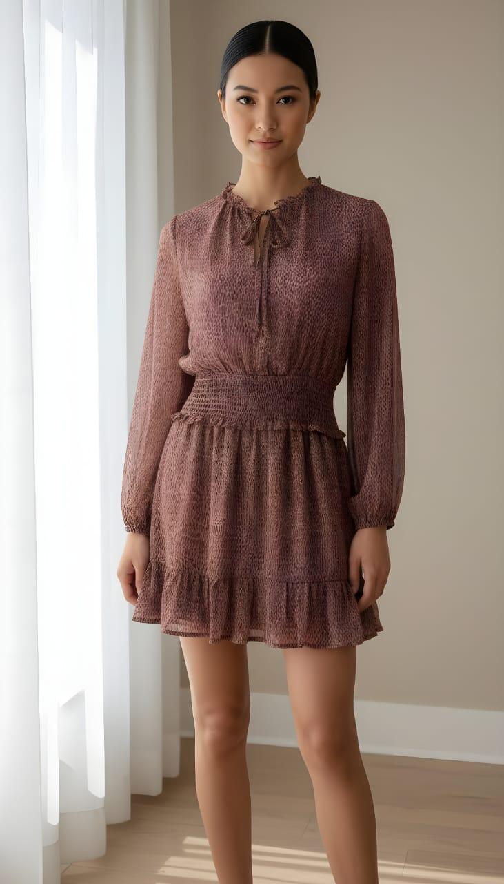 VESTIDO ROSADO PRINT