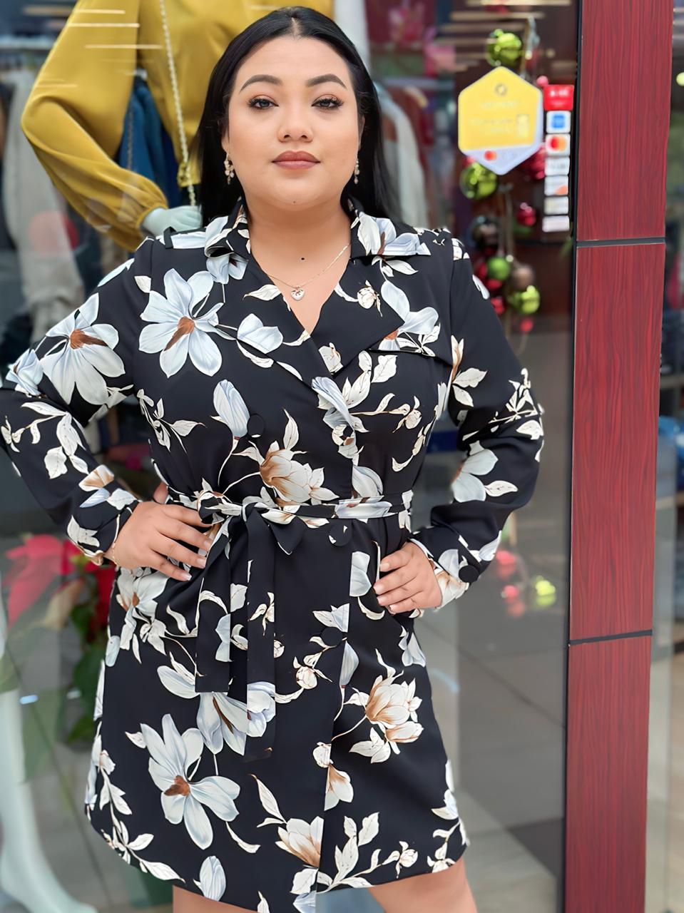 VESTIDO CAMISEERO FLORAL