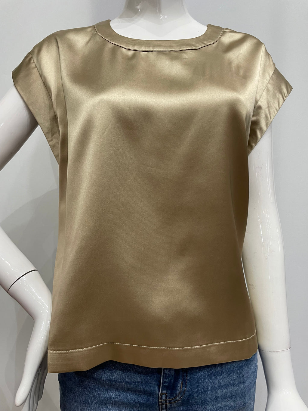 Blusa satén holgada