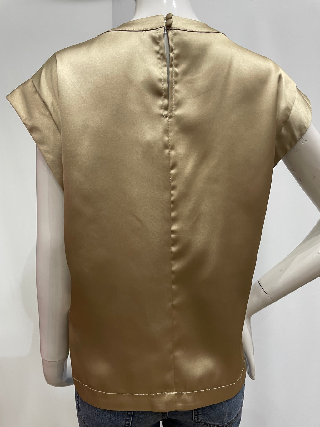 Blusa satén holgada