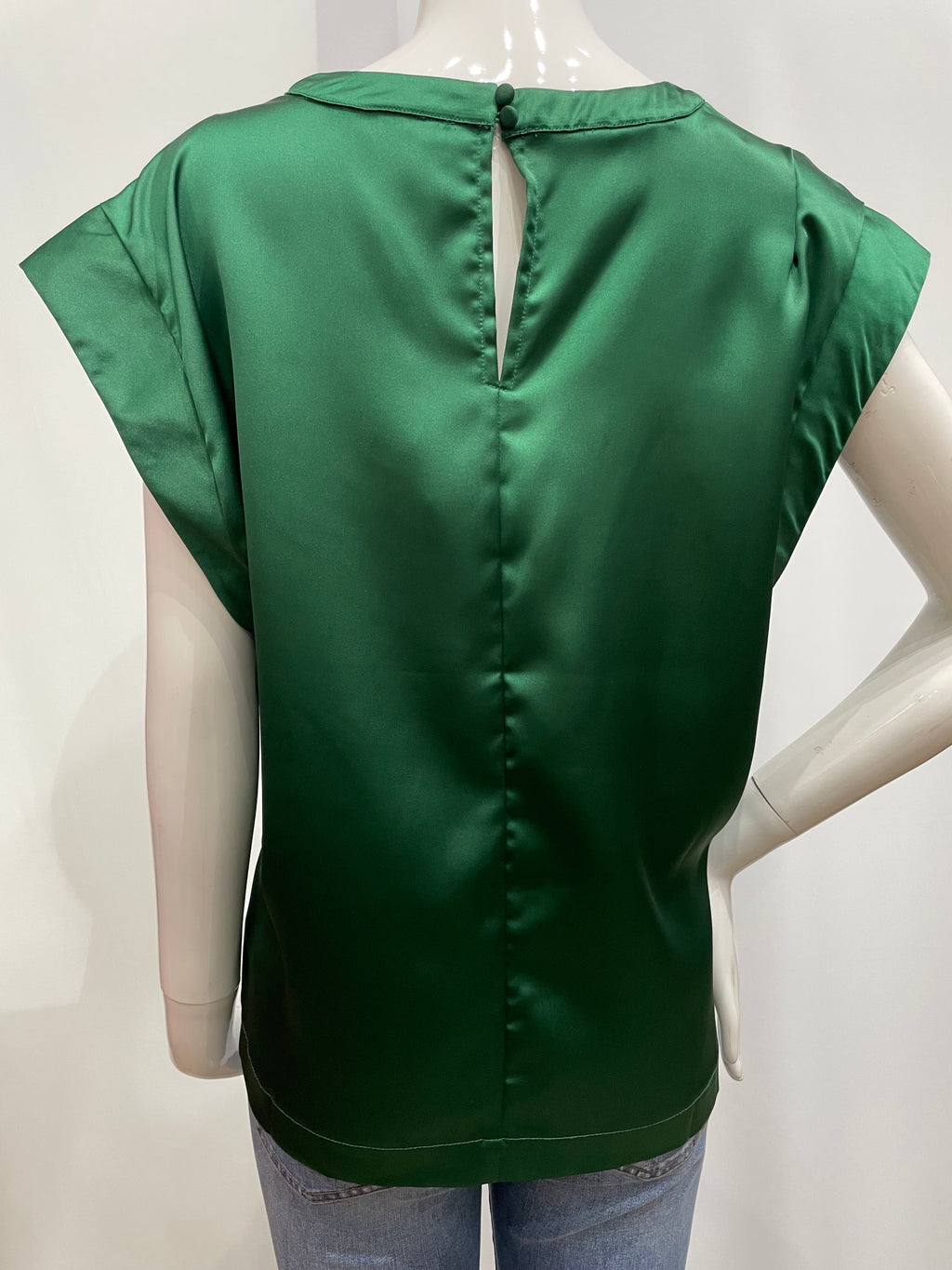 Blusa satén holgada