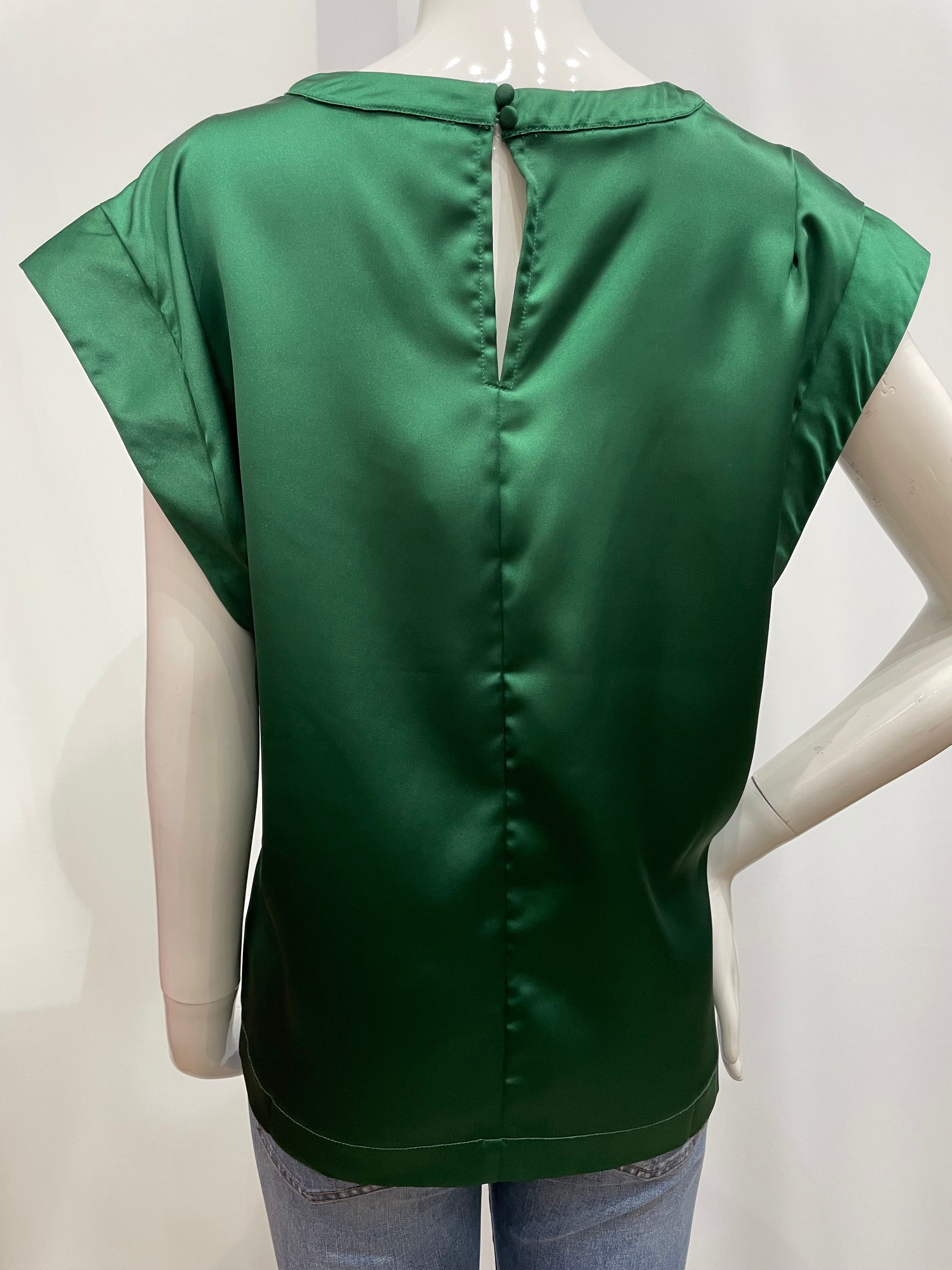 Blusa satén holgada