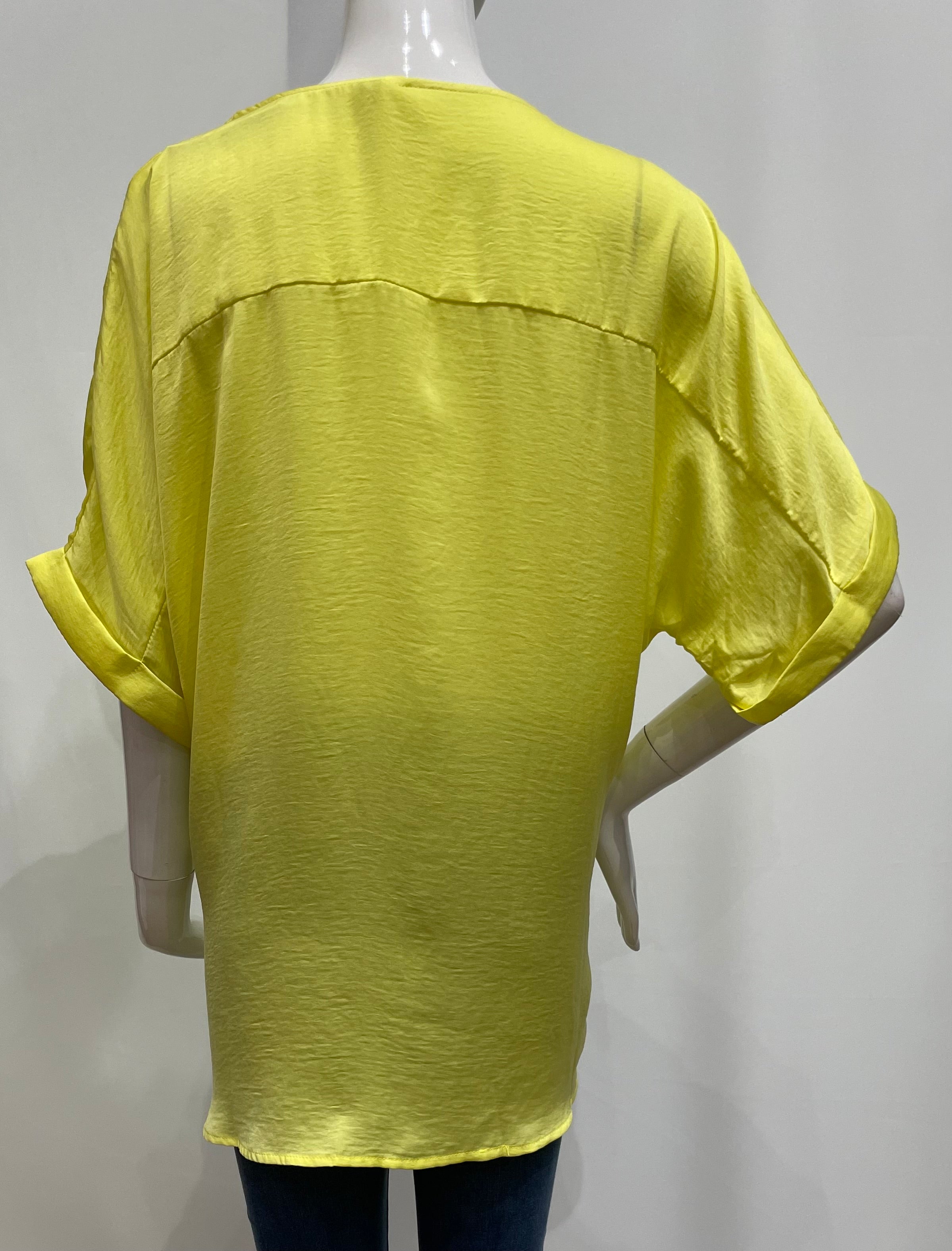 Blusa cuello V holgada