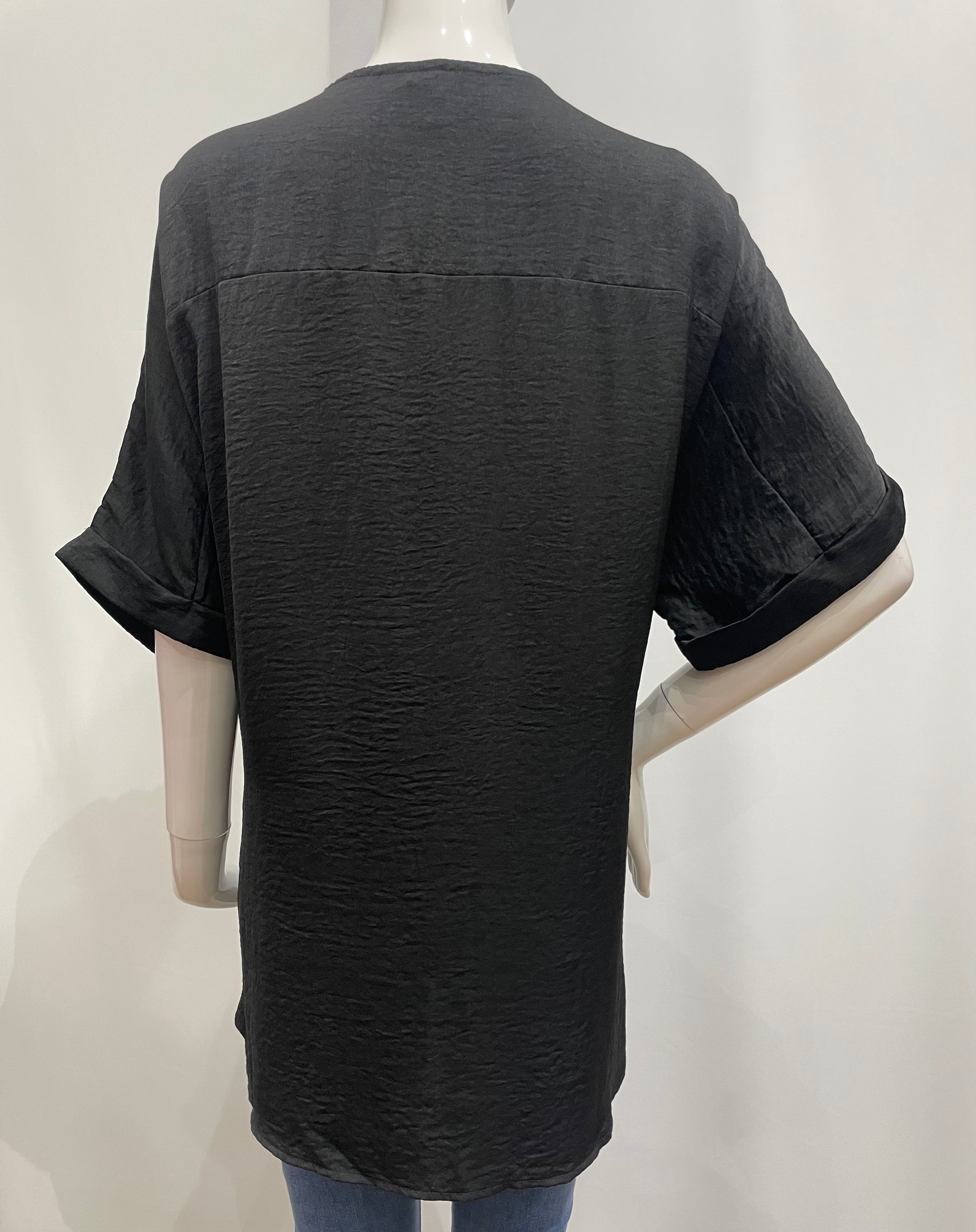 Blusa cuello V holgada