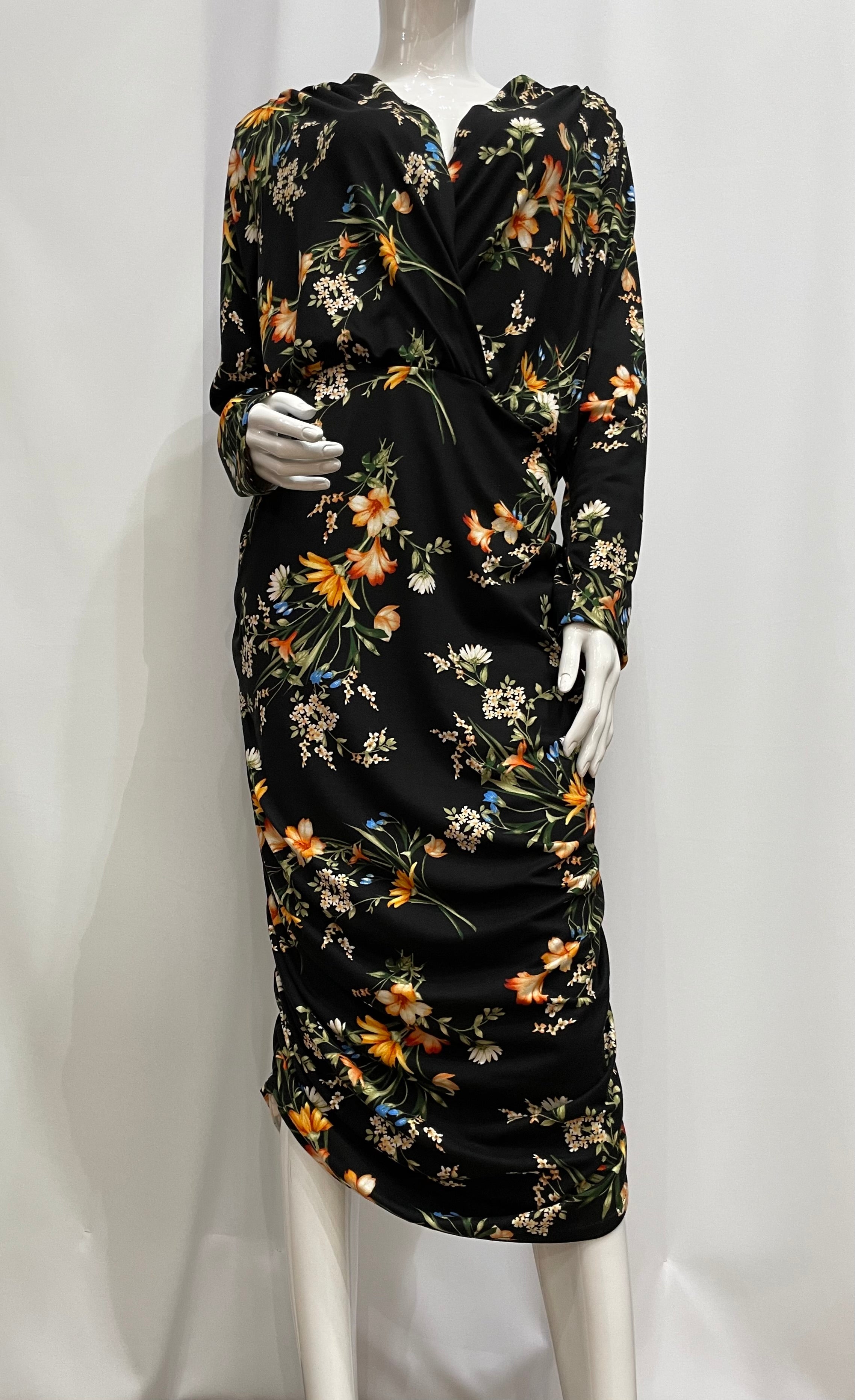 Vestido ajustado floral