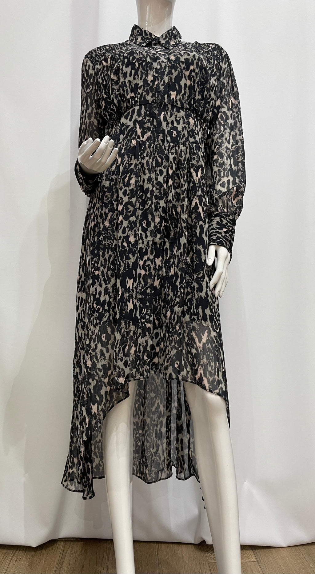 Vestido animal print