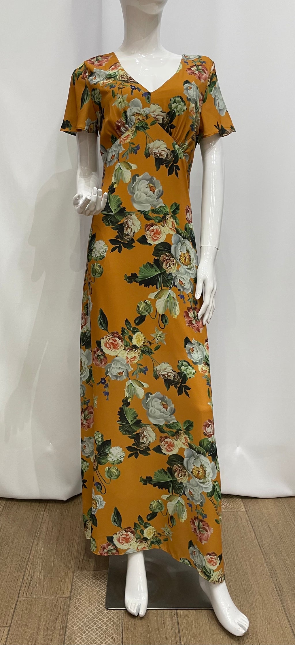 Vestido largo floral