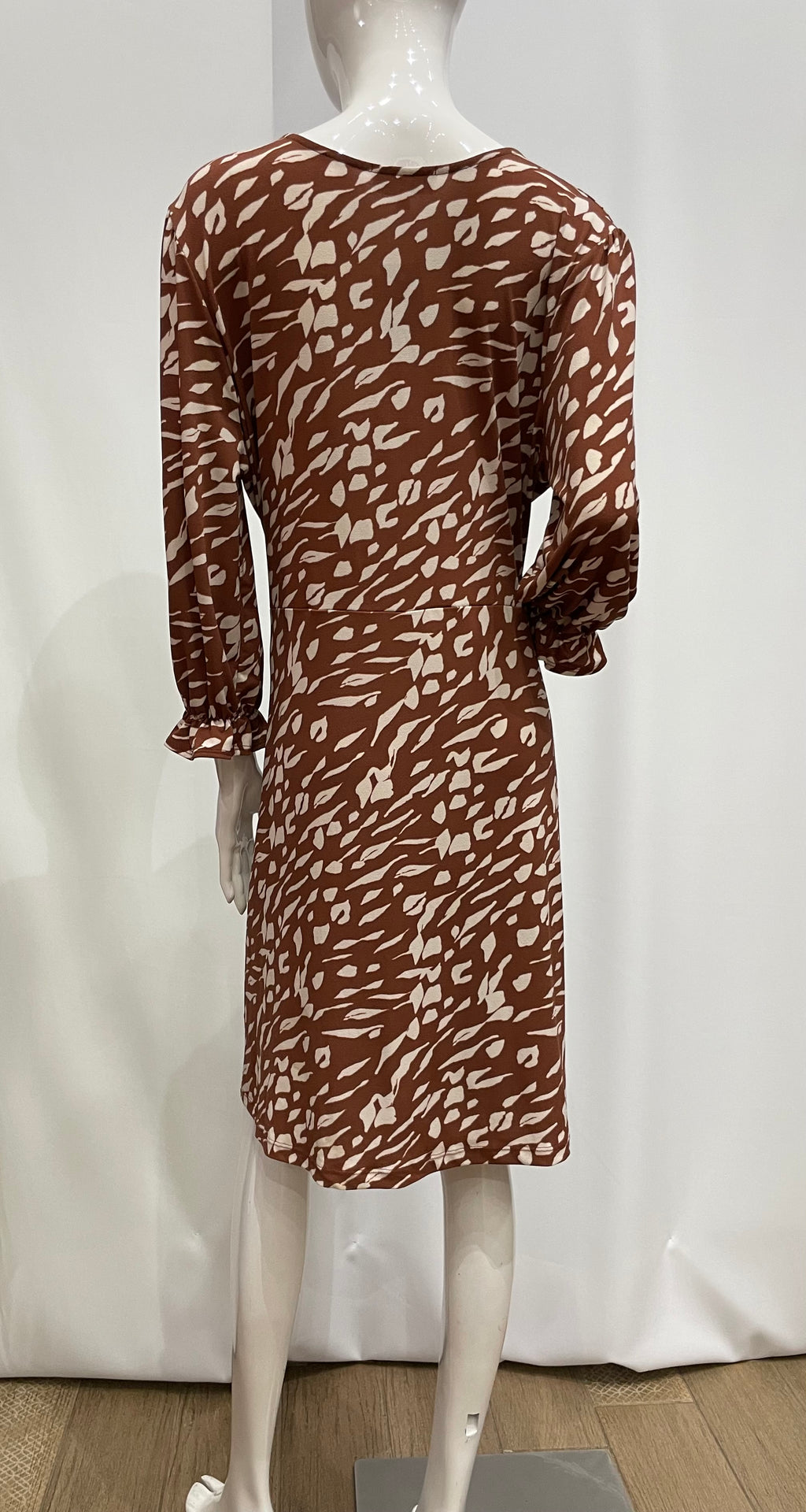 Vestido estampado stretch