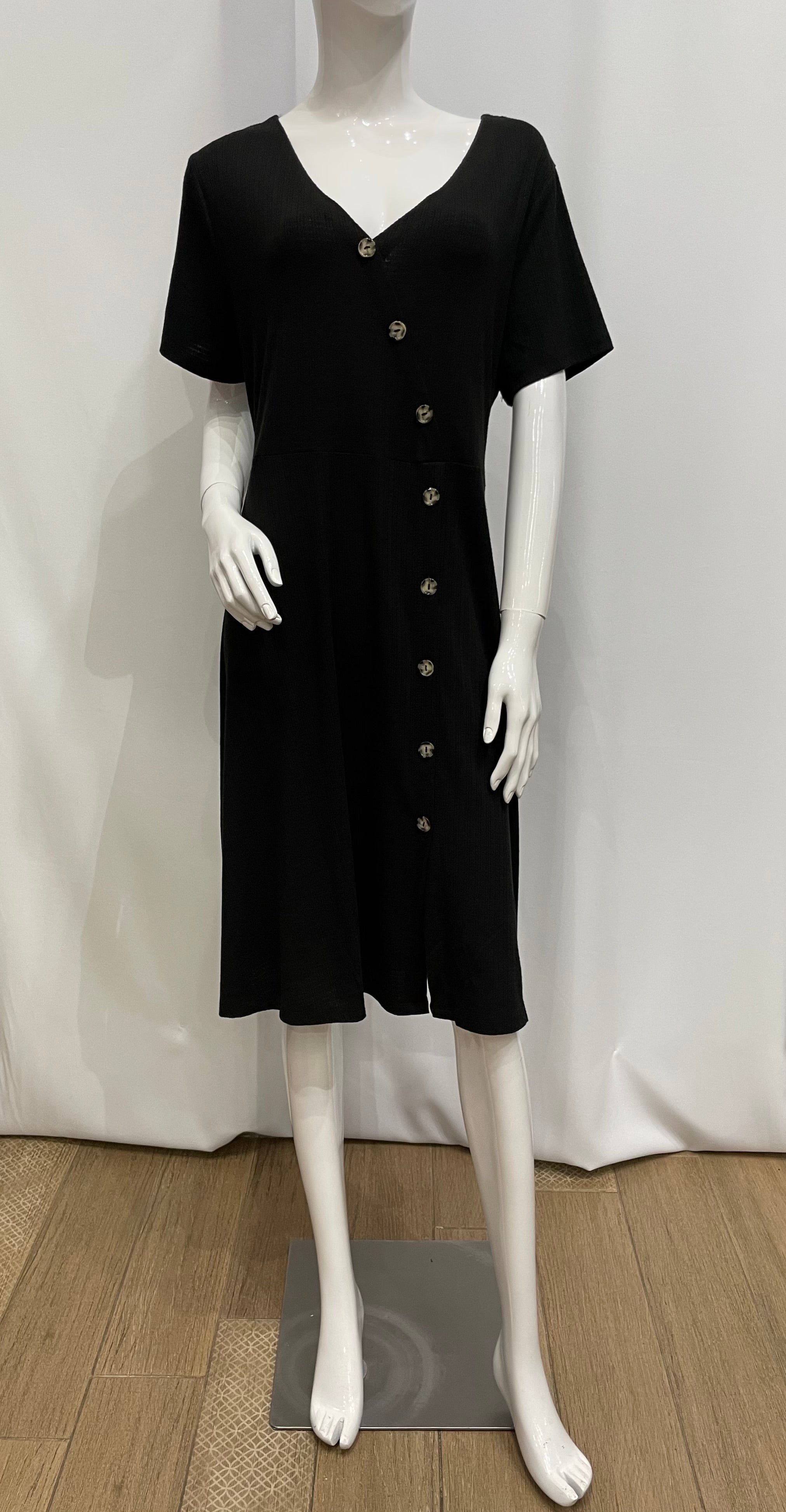 Vestido con Botones Frontales