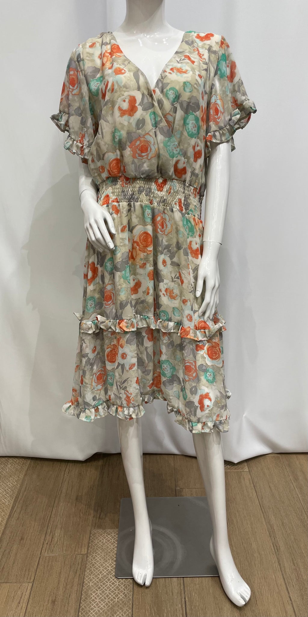 Vestido Floral Plus