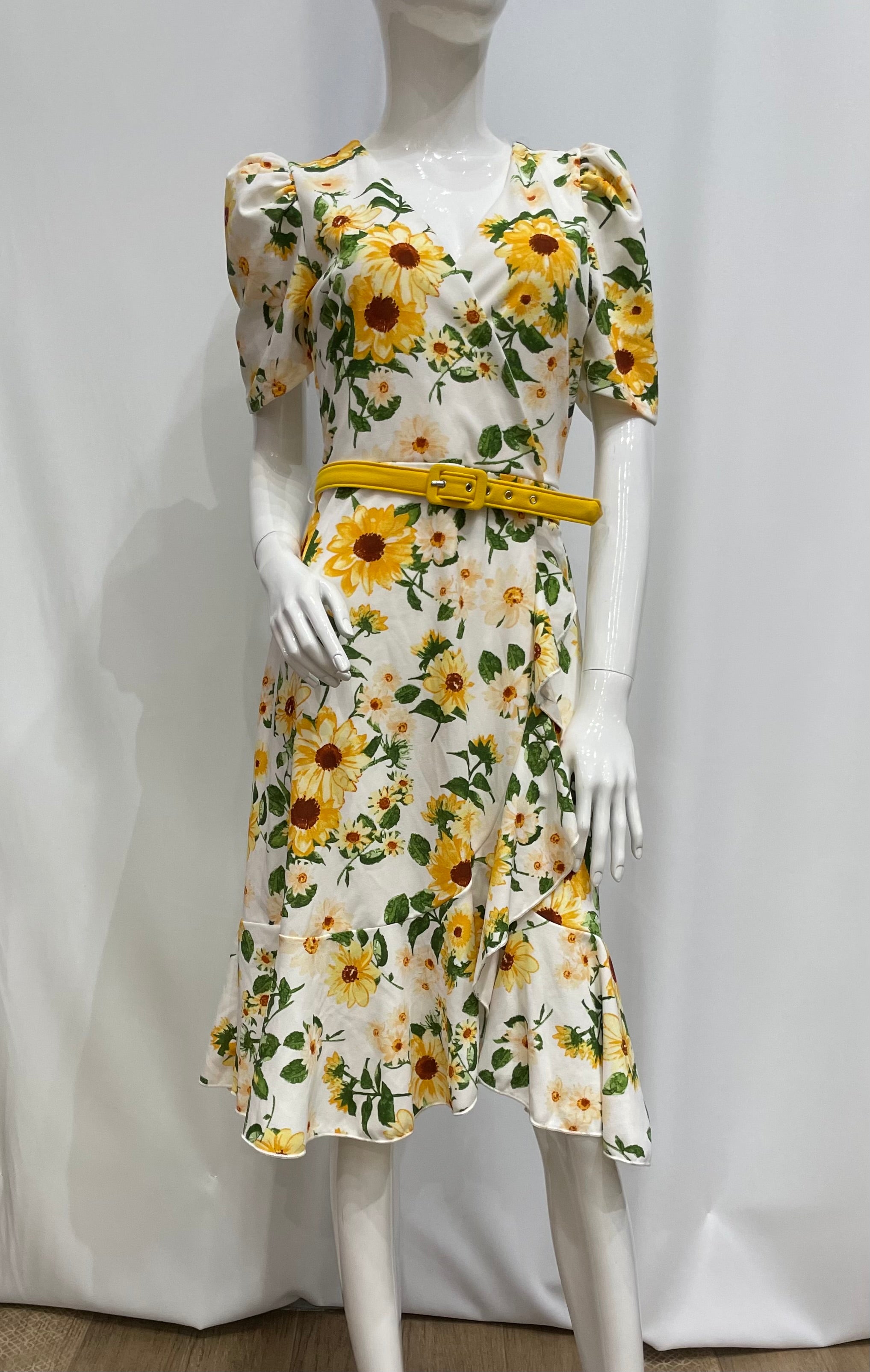 Vestido con girasoles