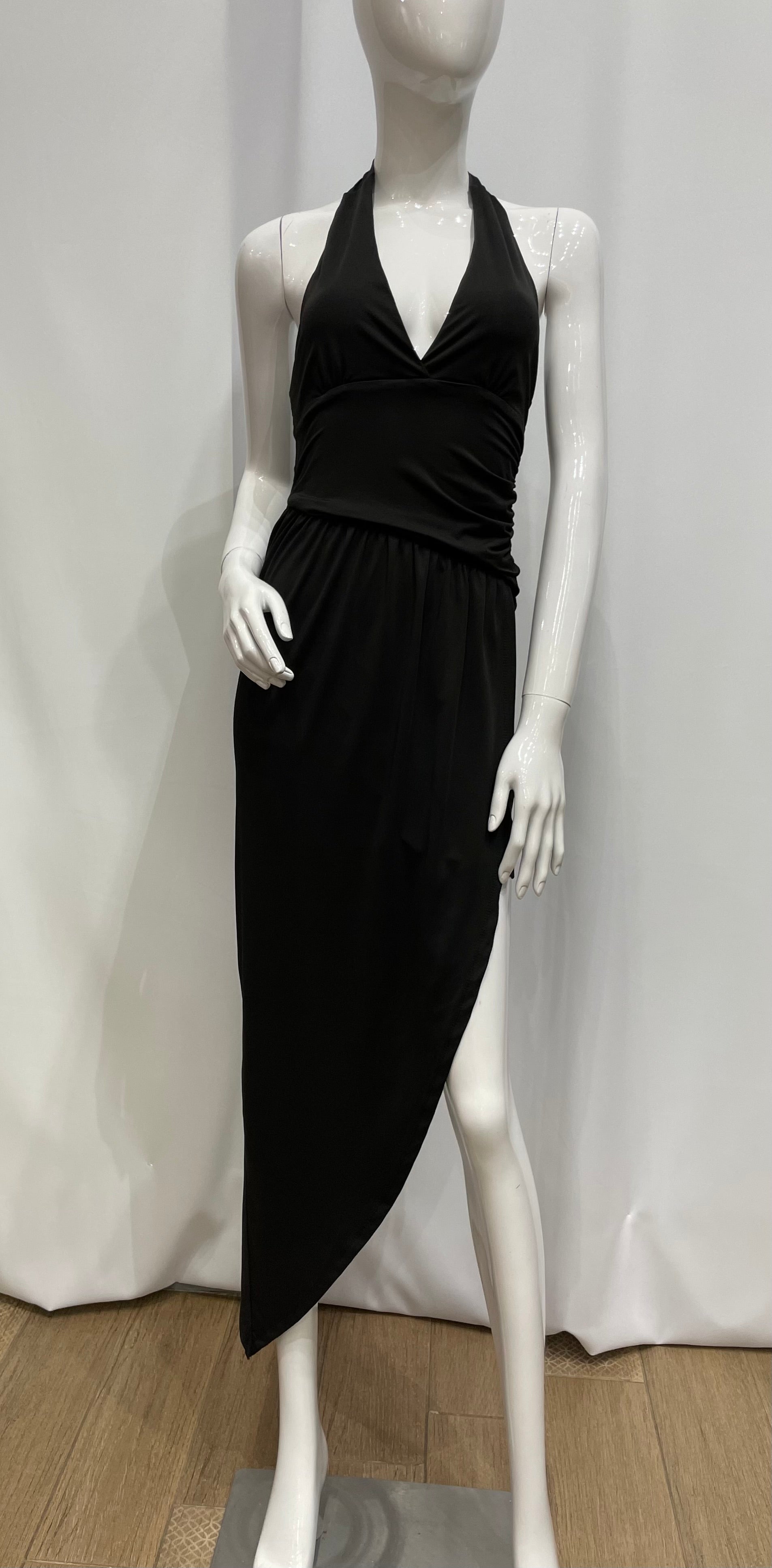 Vestido una pierna larga