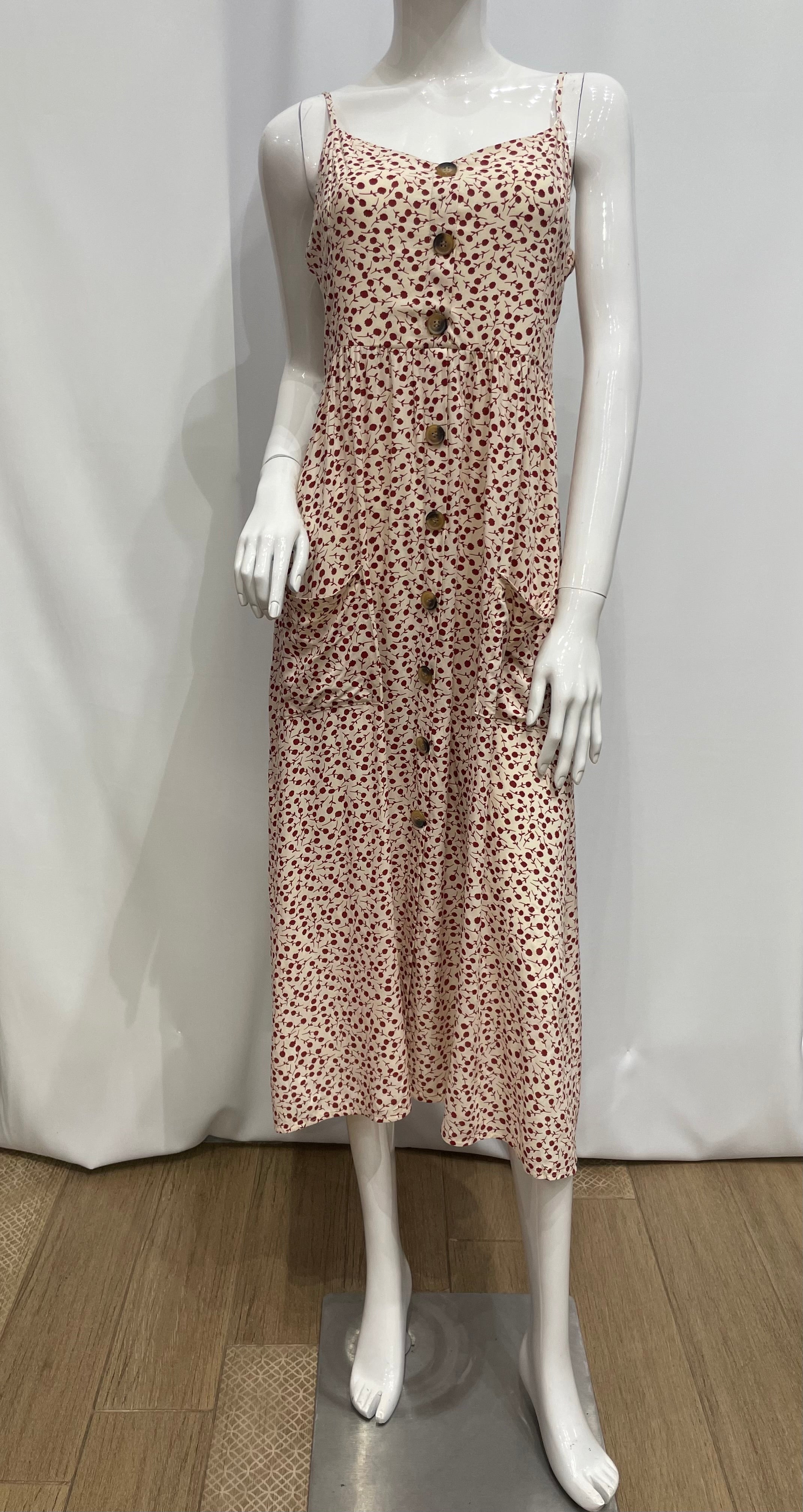 Vestido casual estampado