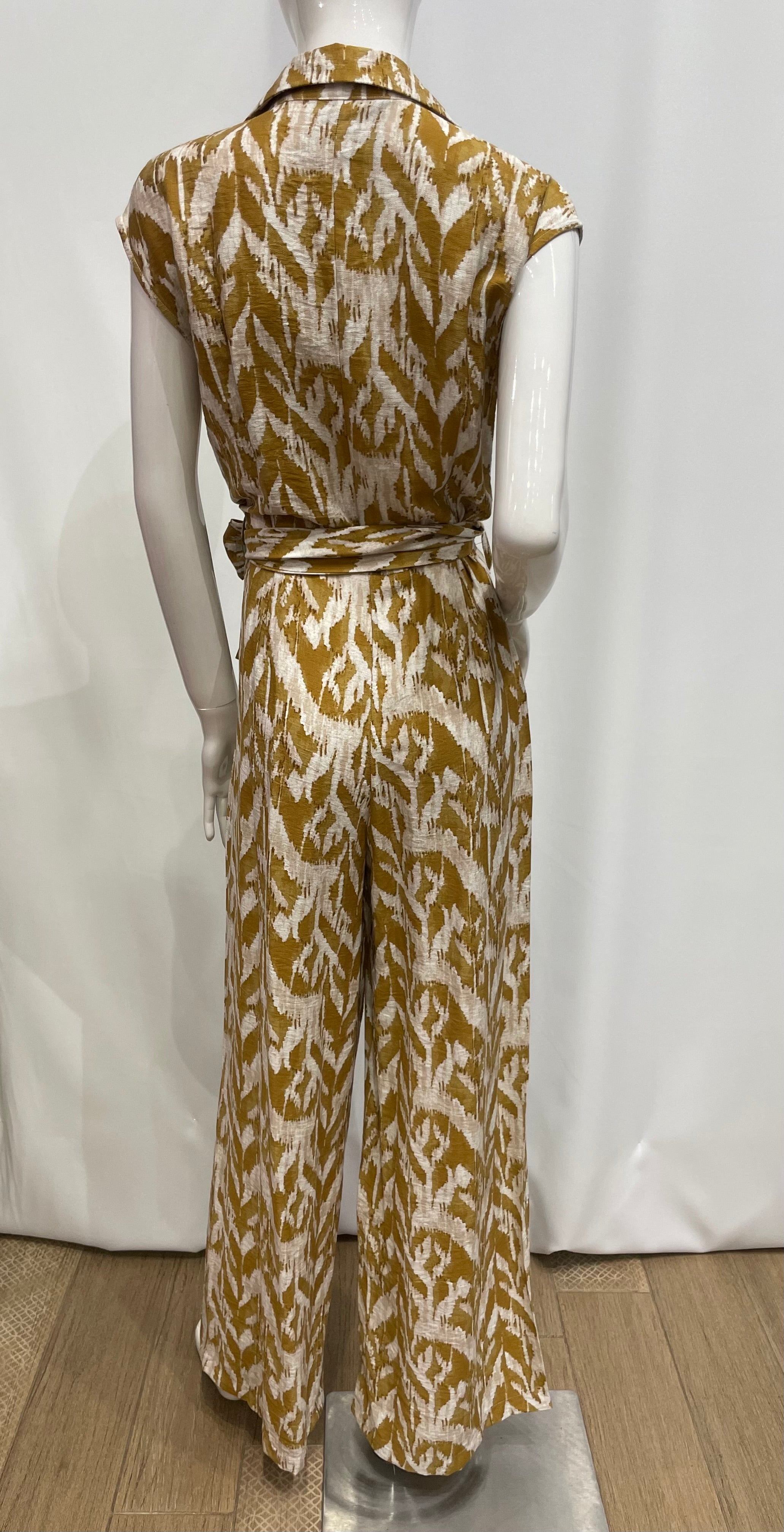 Enterizo estampado media manga