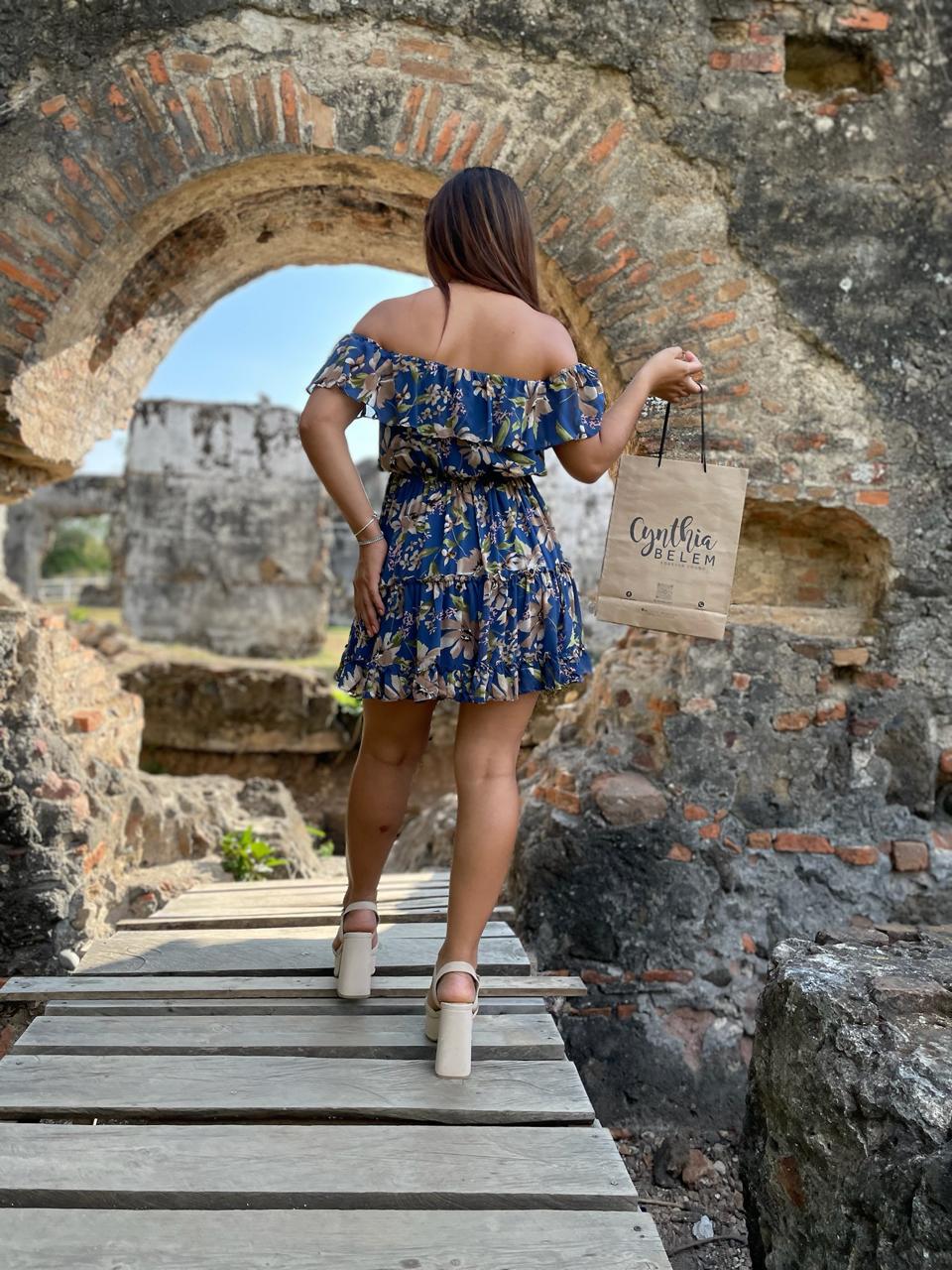 VESTIDO HOMBROS CAIDOS