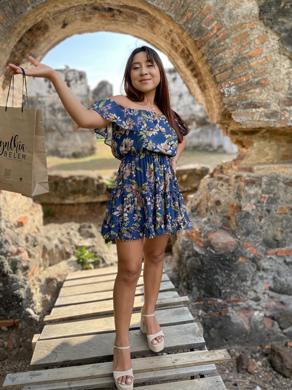 VESTIDO HOMBROS CAIDOS