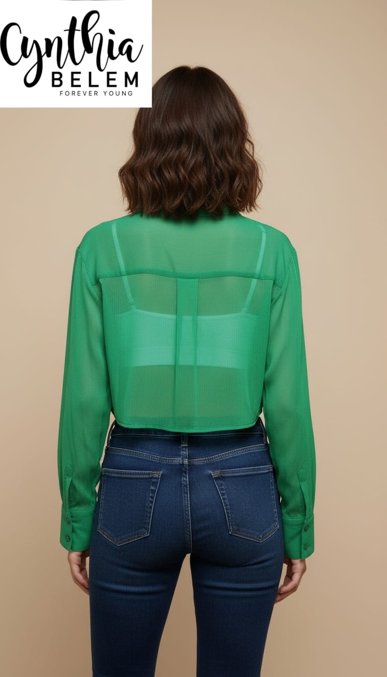 Blusa transparente
