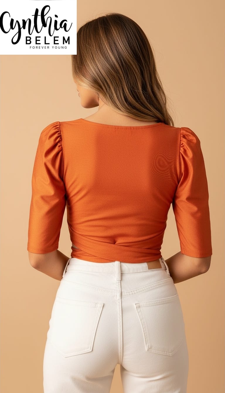 Blusa crop top