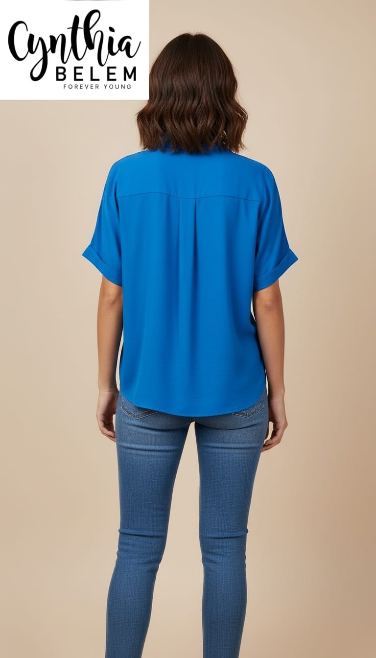 Blusa con cuello