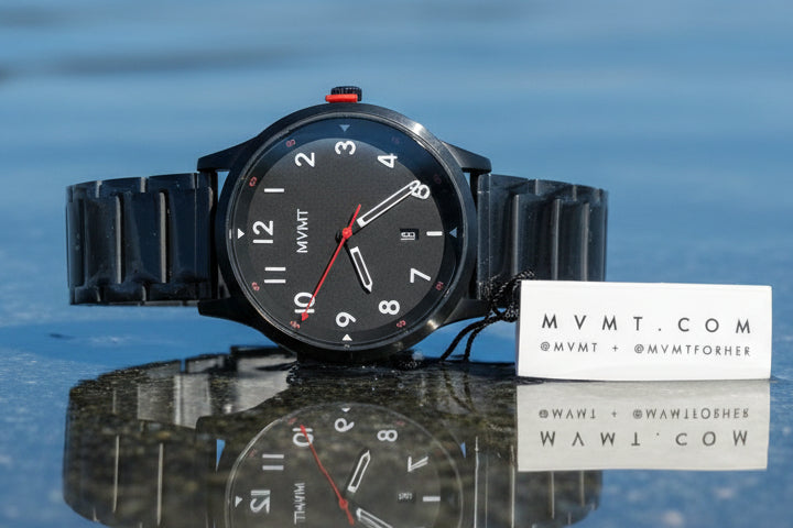 RELOJ MVMT MINIMALISTA NEGRO