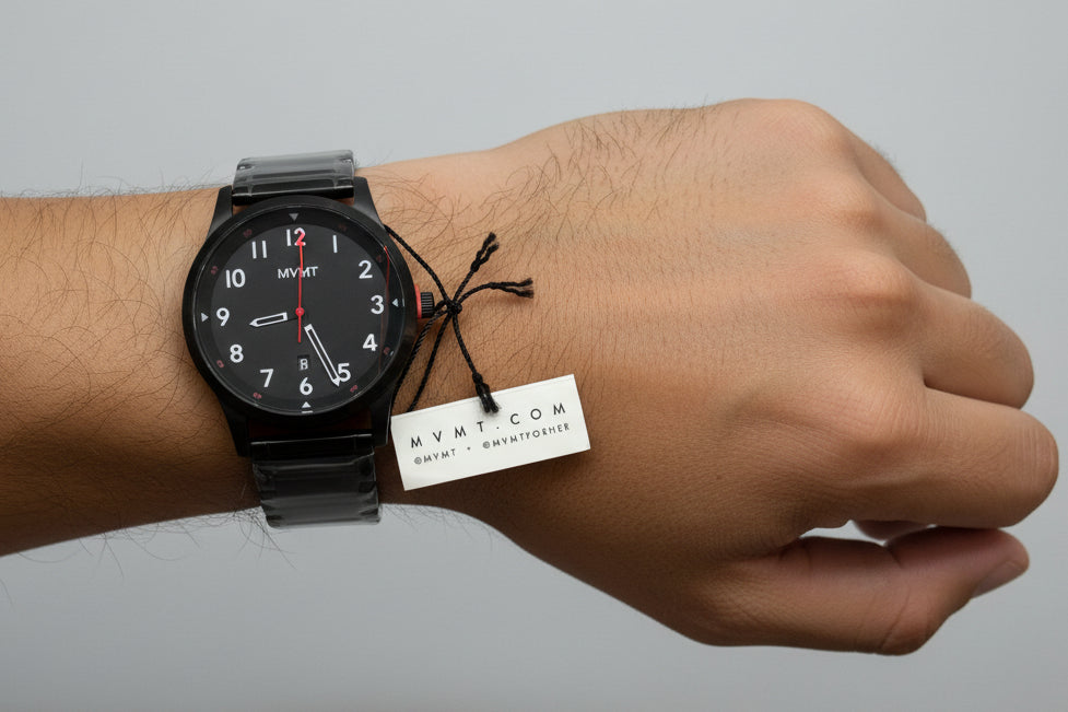 RELOJ MVMT MINIMALISTA NEGRO