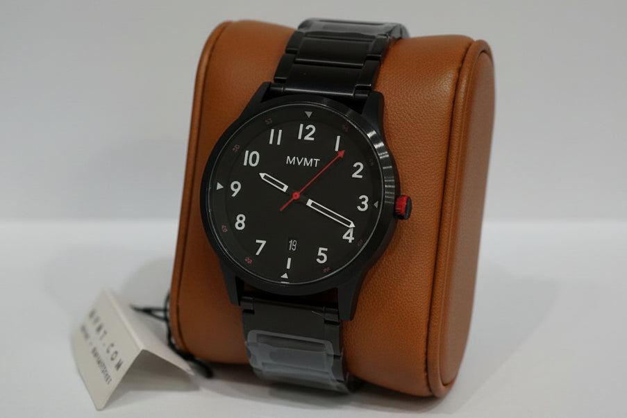 RELOJ MVMT MINIMALISTA NEGRO
